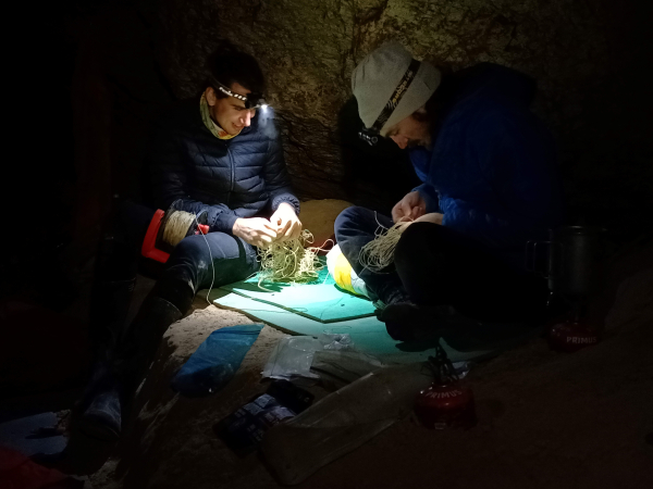 Beschauliche Biwakbeschäftigung